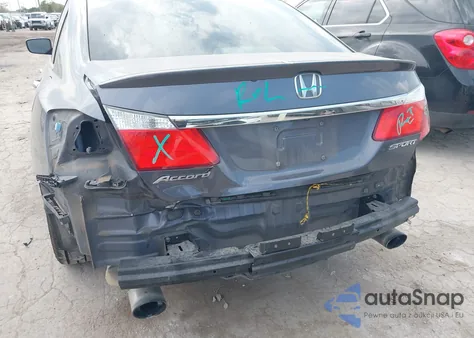 2014 Honda Accord Sport z USA, uszkodzony, nr VIN 1HGCR2F51EA080624